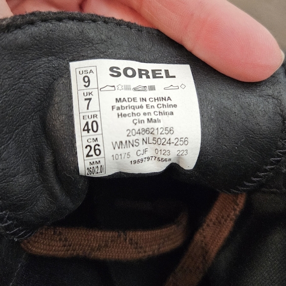 SOREL Women's Evie II NW Lace Boots size 9 - Picture 9 of 10